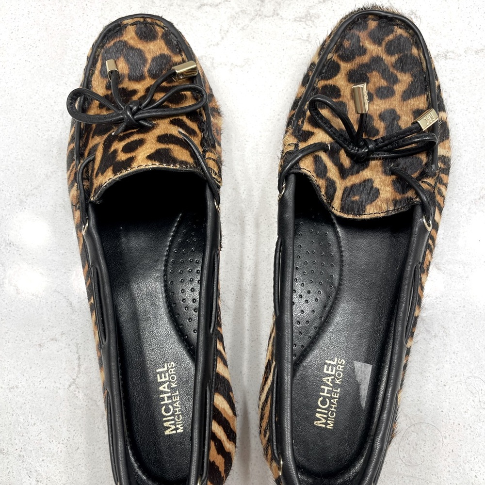 Multi animal print Michael Kors loafers